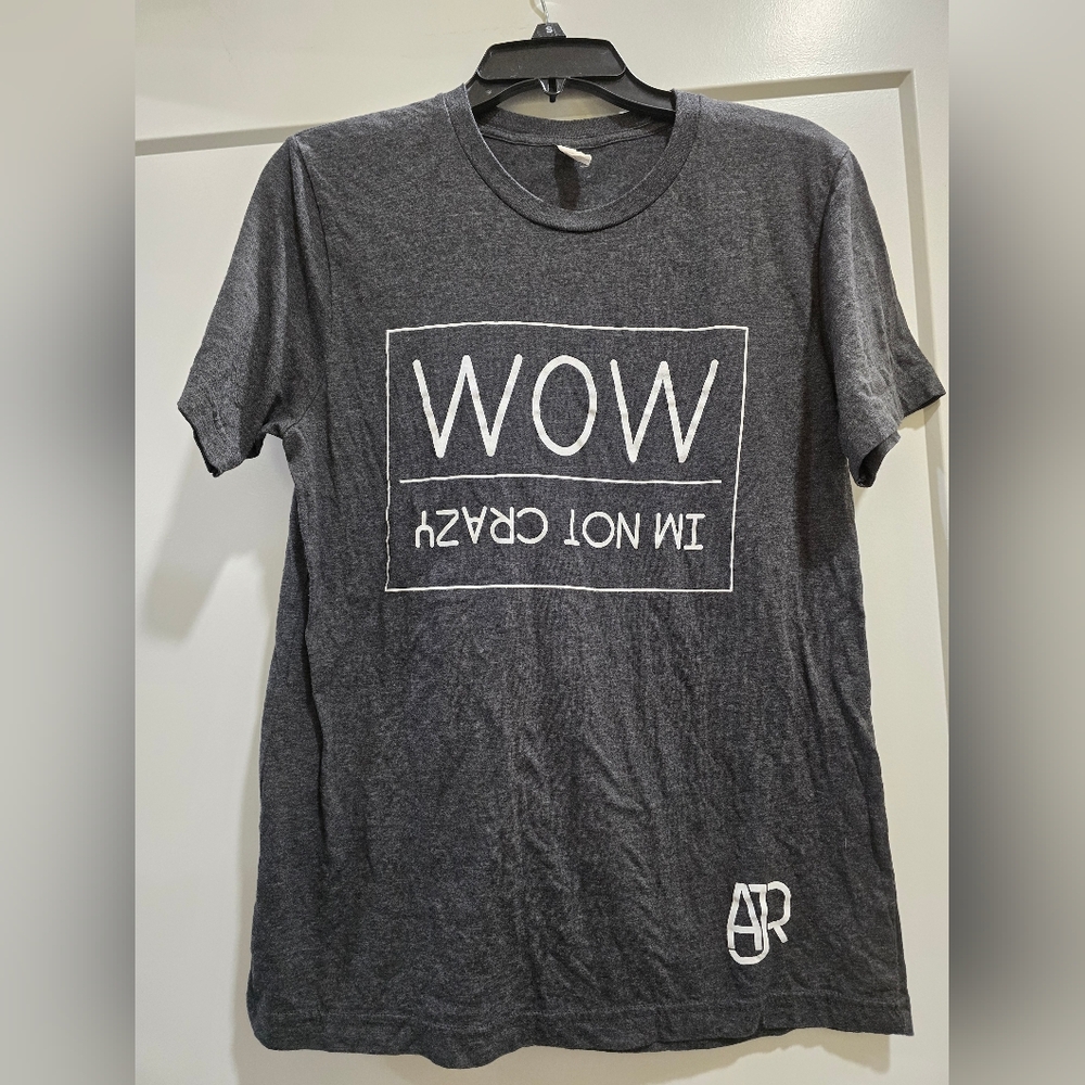 AJR, American Pop Band, Hrey Tshirt, Wow I'm Not crazy by Adam, Jack, Ryan Met.